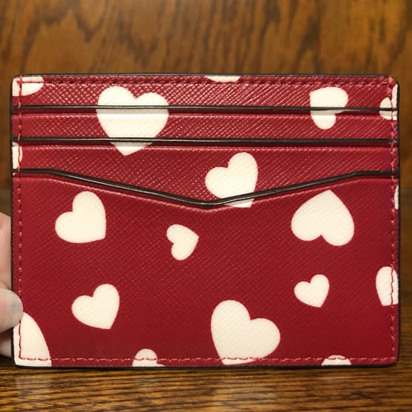 NWT-Kate Spade-SET-Staci Heart Pop Cardholder & Zip Heart Coin Purse/Keychain - Picture 4 of 16